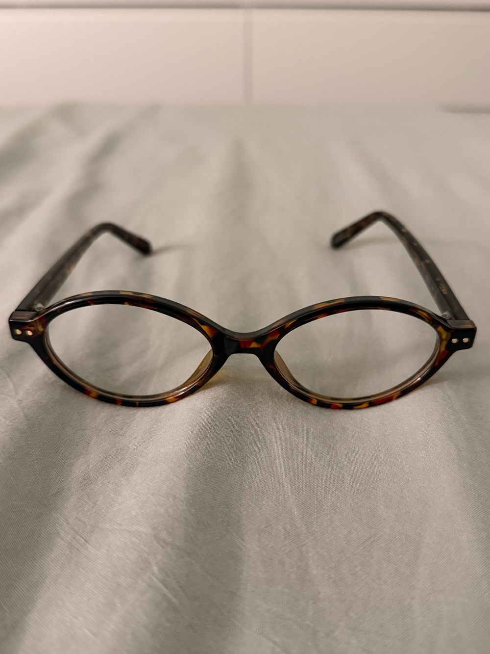 Tortoiseshell Oval Blue Light Glasses